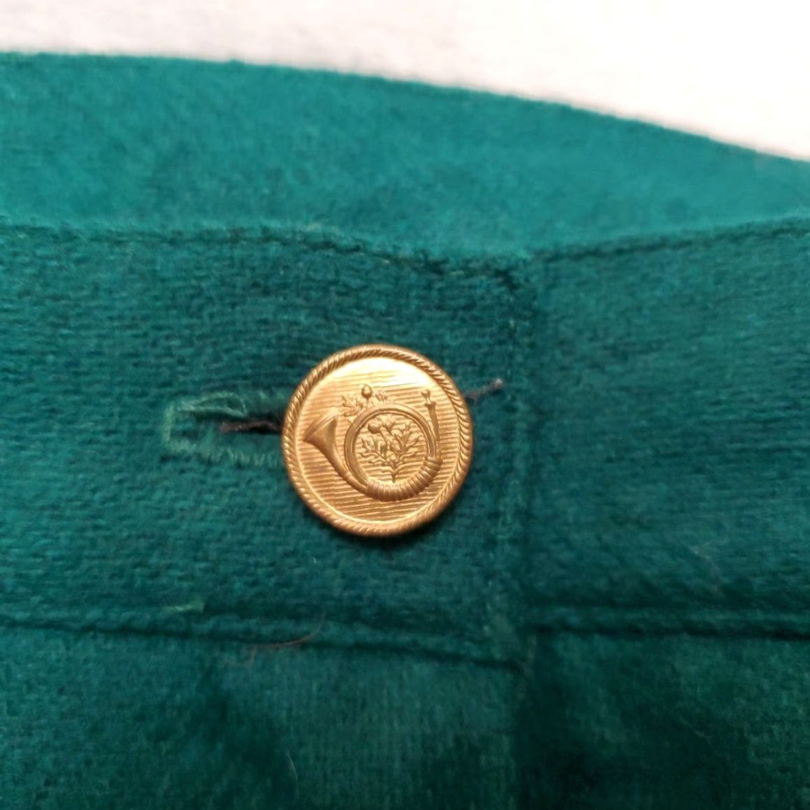 Vintage VINTAGE Haberdashery Pants Womens Sz 14P Petite Green Lined 70% Wool Pleated Classic VTG Pants Womens 14P Petite Green Wool Pleated Classic VTG Size 36" / US 14 / IT 50 - 4 Thumbnail