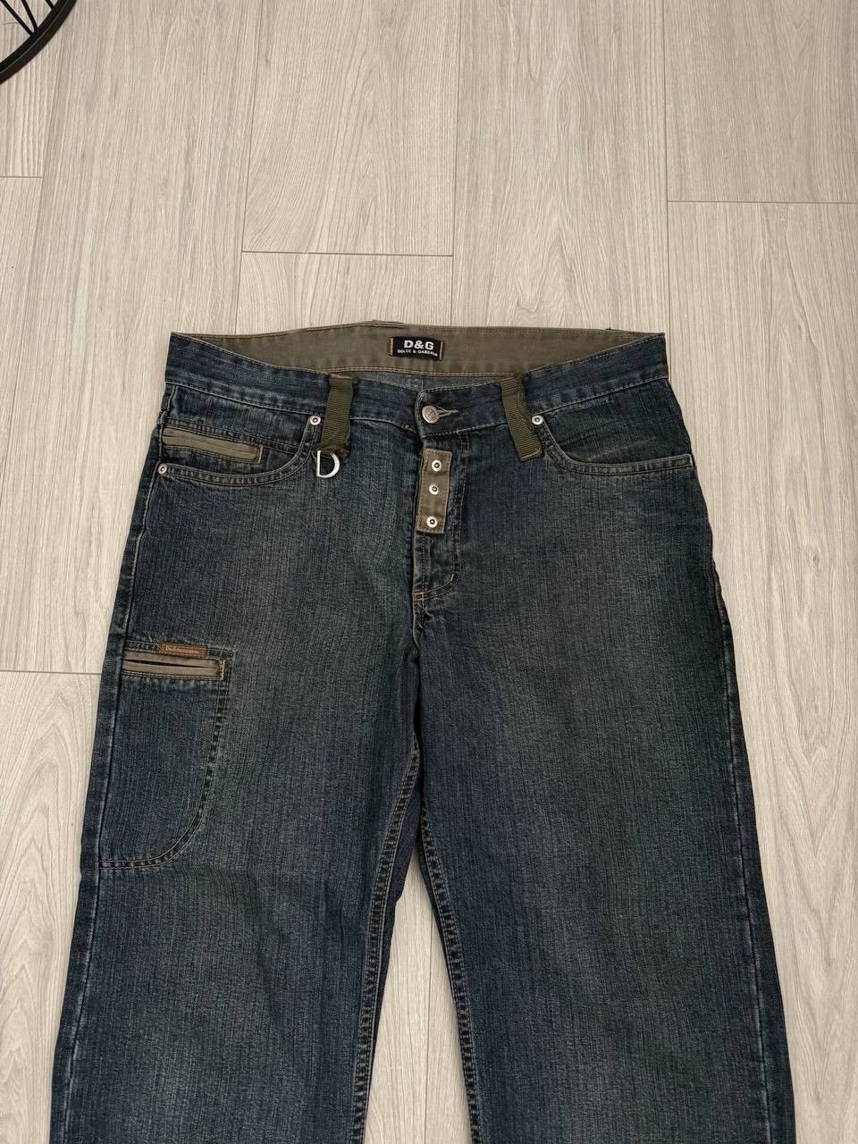 Dolce & Gabbana Dolce & Gabanna Jeans Big Logo Denim Jeans Size US 32 / EU 48 - 4 Thumbnail