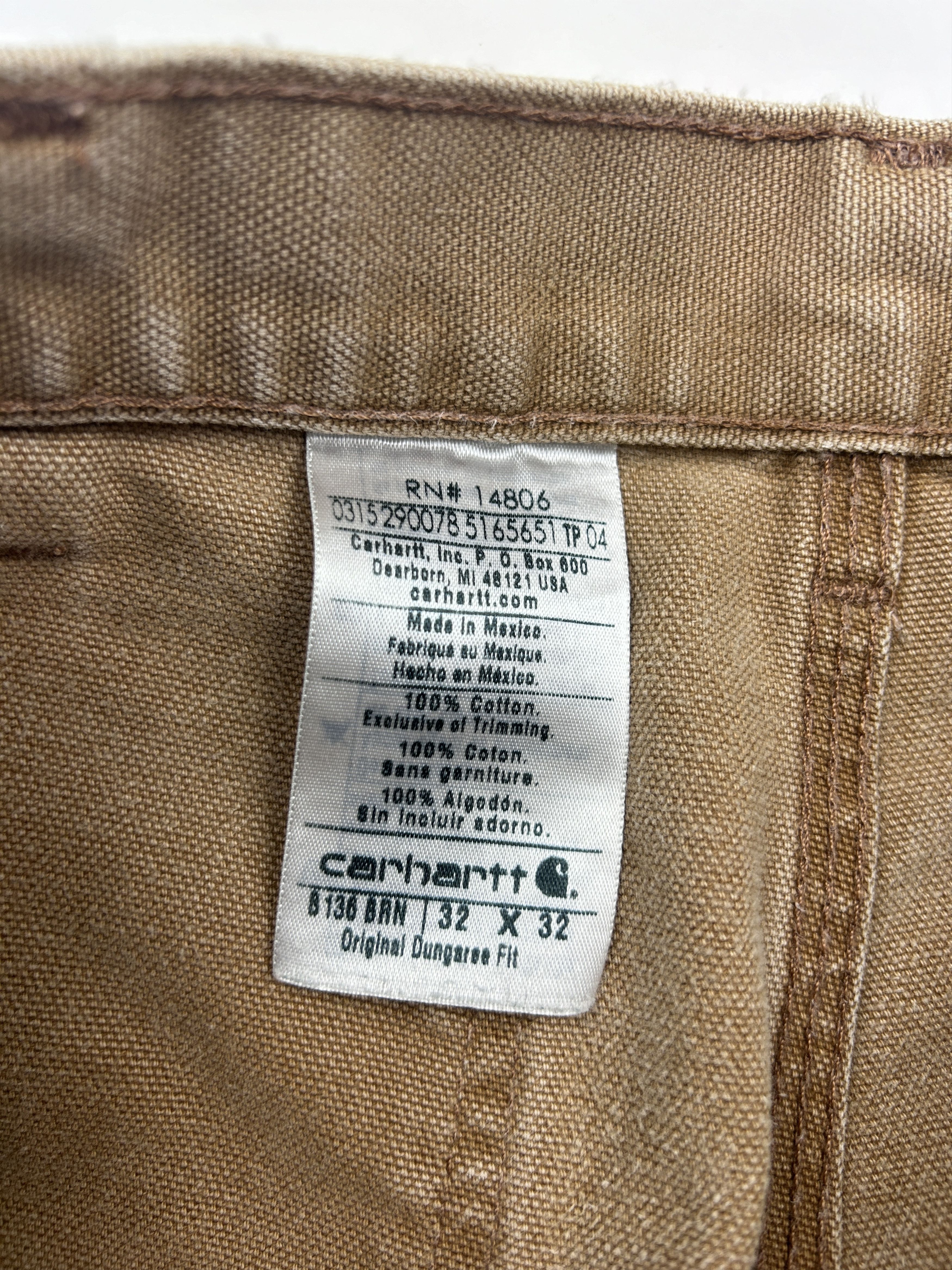 Carhartt Carhartt Canvas Work Wear Double Knee Dungaree Pants 32W Size US 32 / EU 48 - 3 Thumbnail