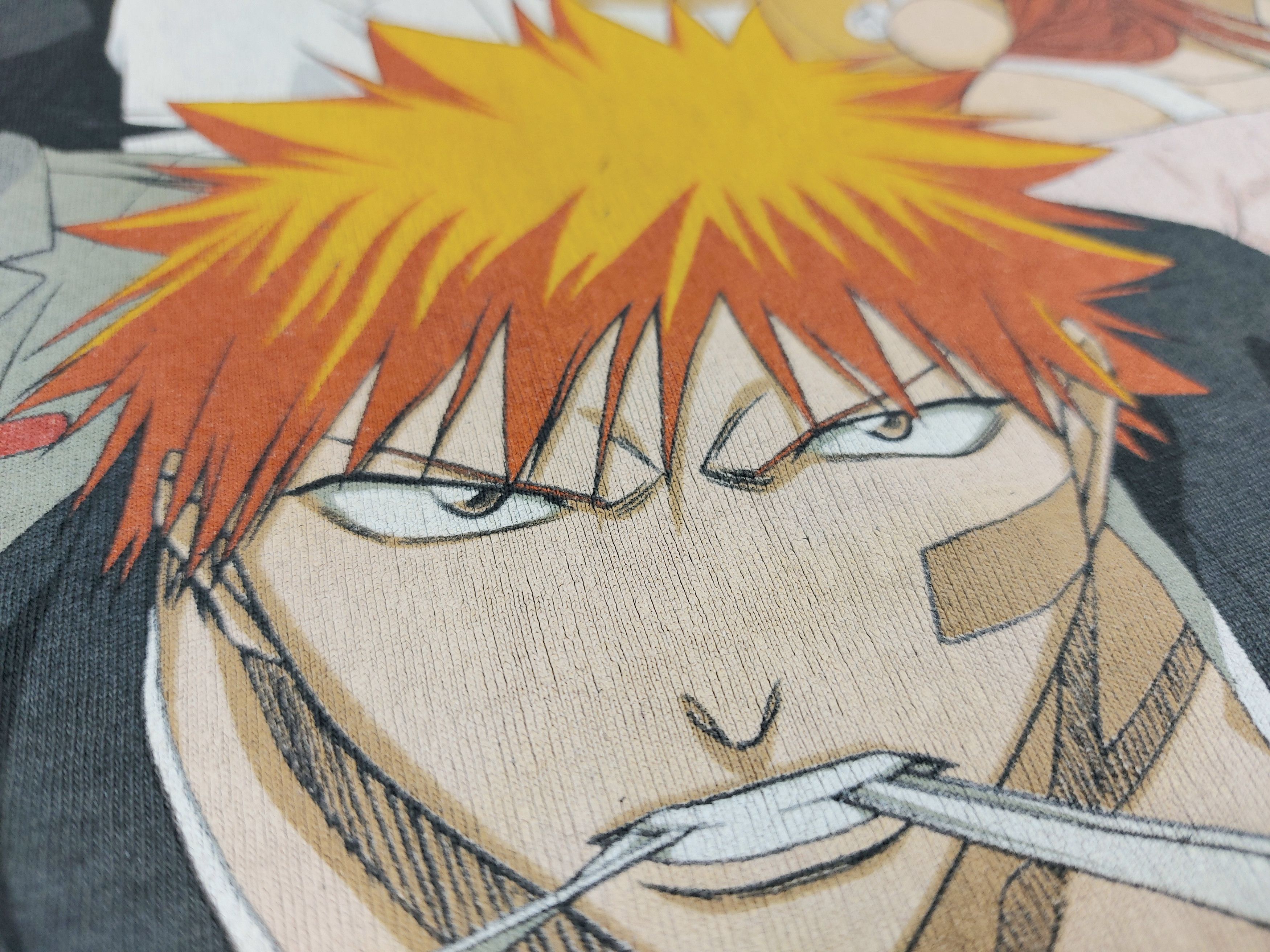 Anime × Vintage Vintage Y2K Bleach Shonen Jump Main Characters ichigo TEE Size US L / EU 52-54 / 3 - 10 Thumbnail