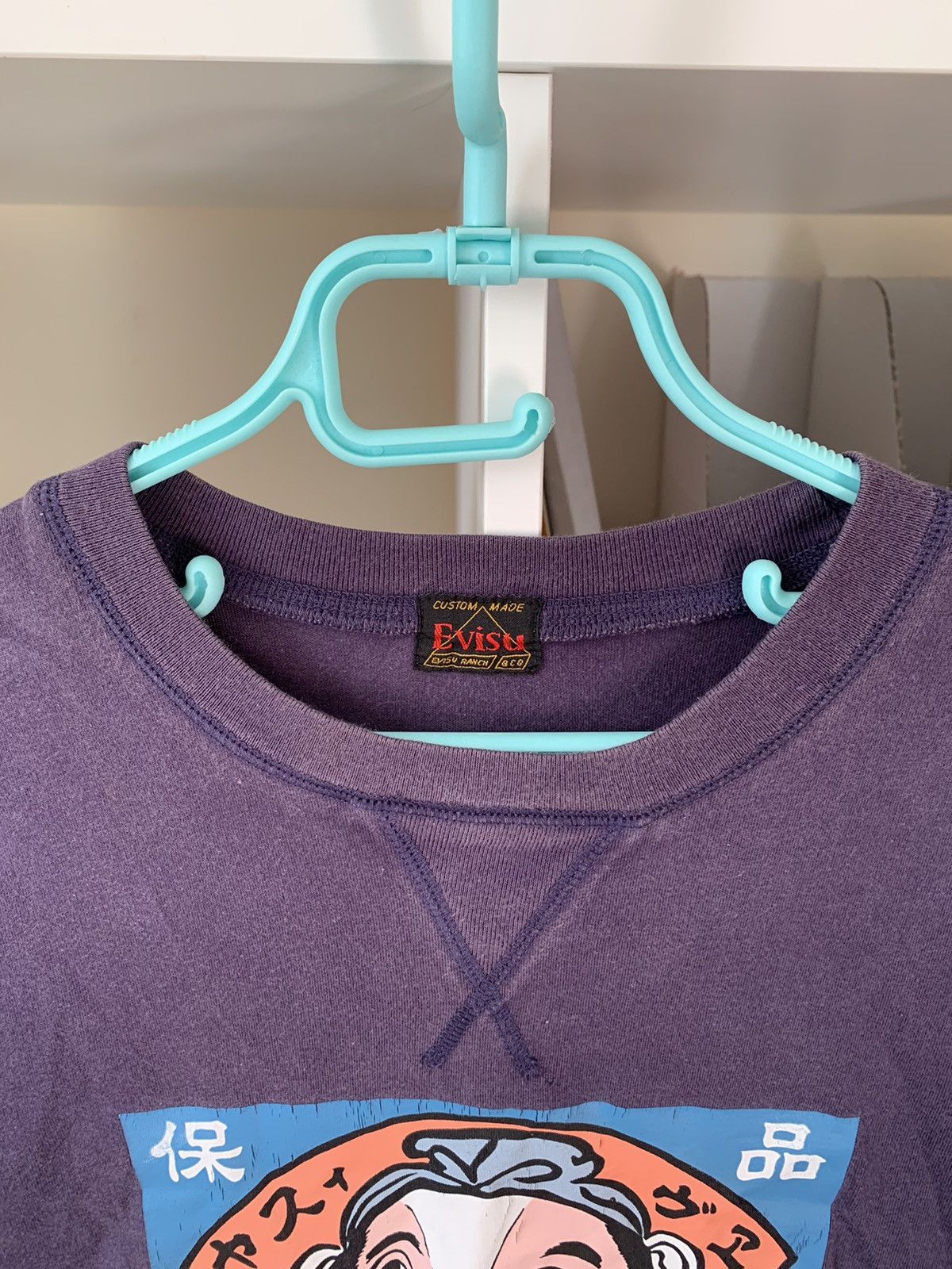 Evisu Vintage 90s Evisu Japanese Brand Face Y2K T-shirt L Size US L / EU 52-54 / 3 - 2 Thumbnail