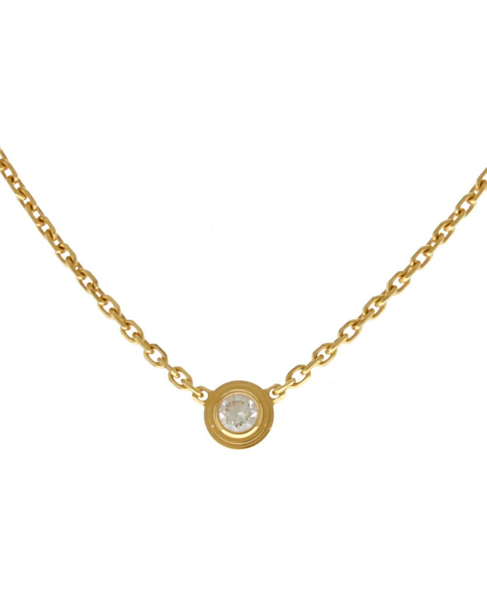 image of Cartier Amour Necklace in Yellow, Women's