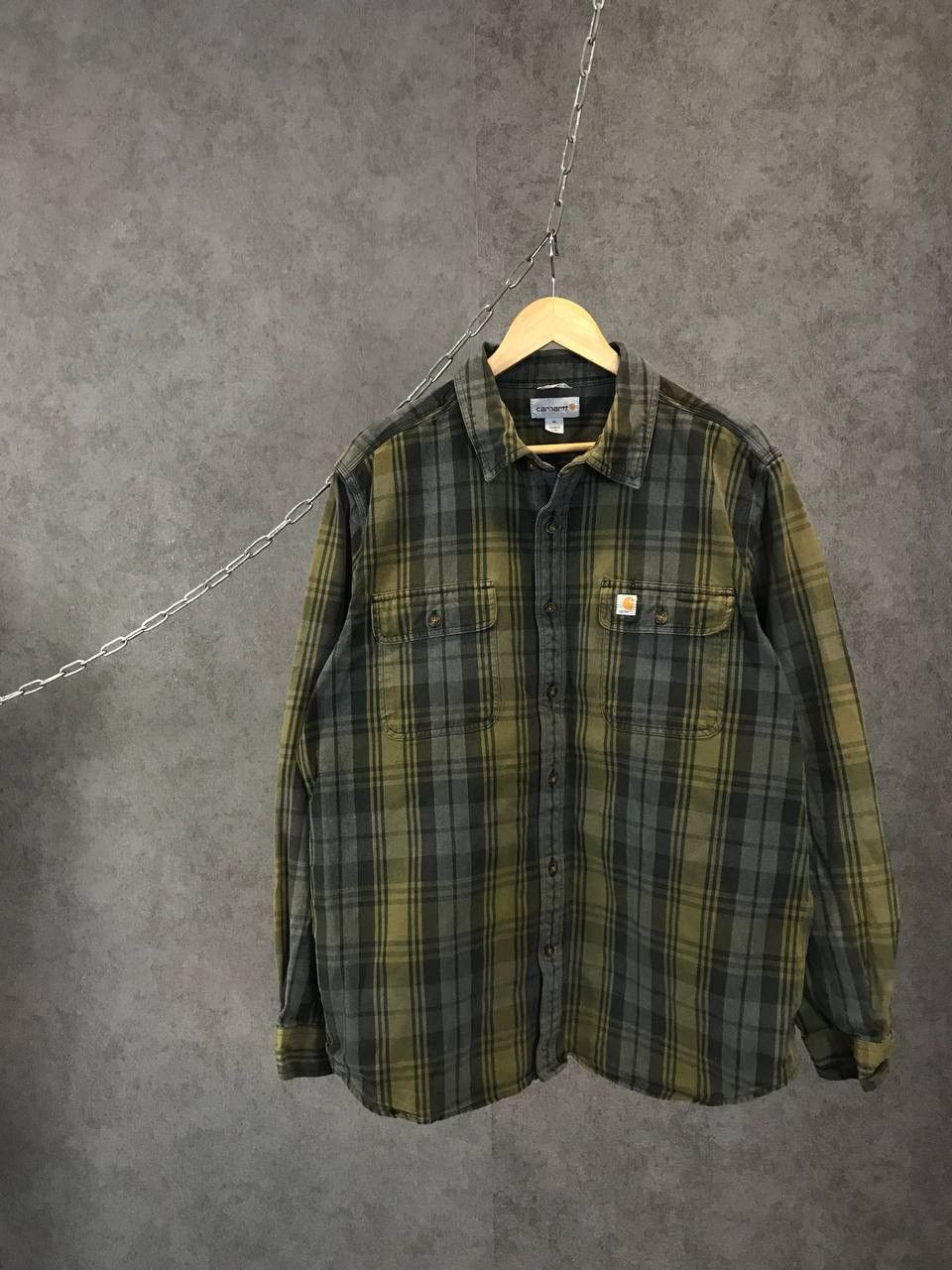 Carhartt Carhartt vintage outdoor heavy cotton shirt Size US XL / EU 56 / 4 - 1 Thumbnail