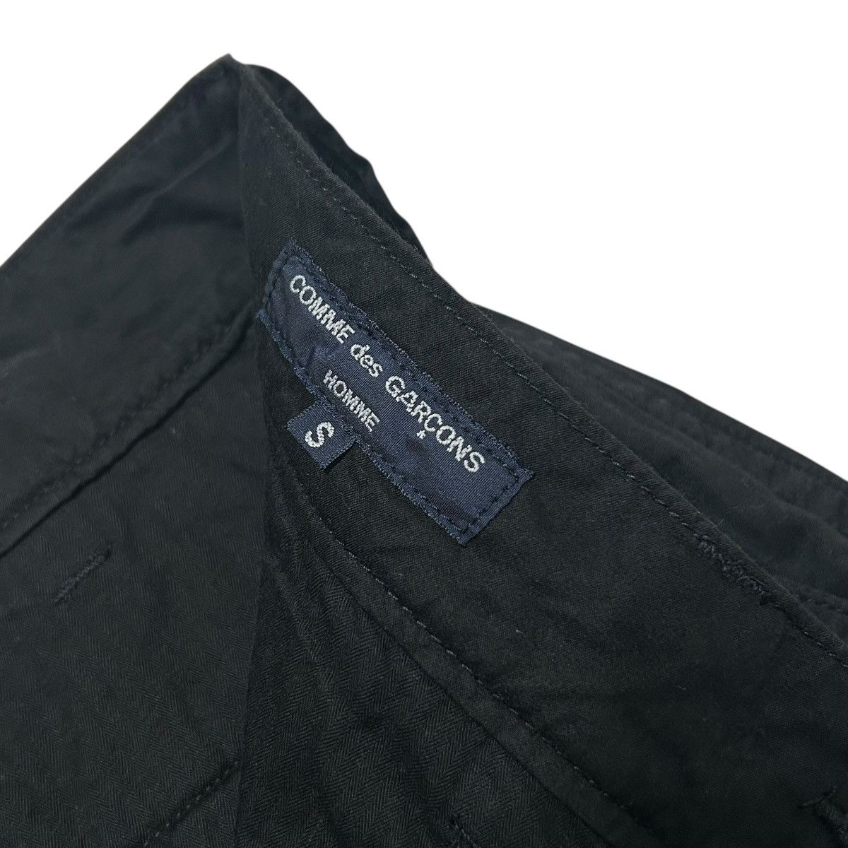 Comme des Garcons Homme 708 Comme Des Garcons Homme pants men cotton rare Black Size US 31 - 4 Thumbnail