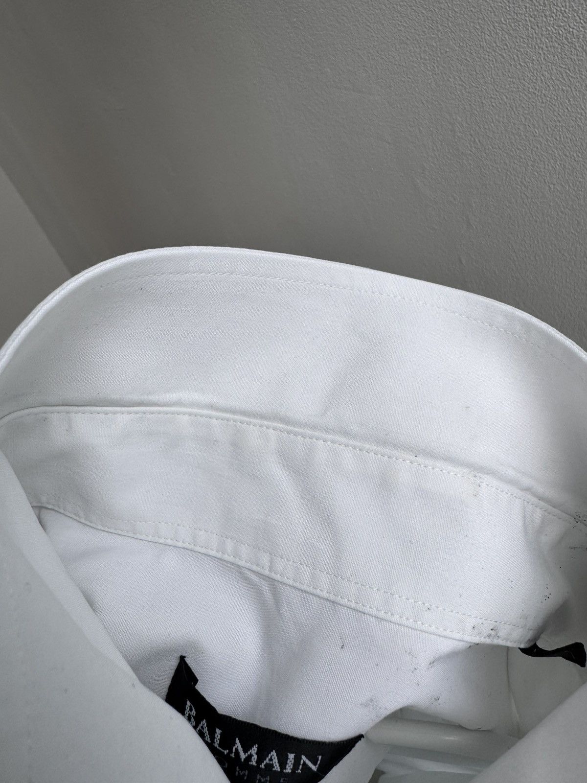 Balmain Balmain Paris Button Down Cotton Shirt Men’s Sz 16 / 41 Size US M / EU 48-50 / 2 - 13 Thumbnail