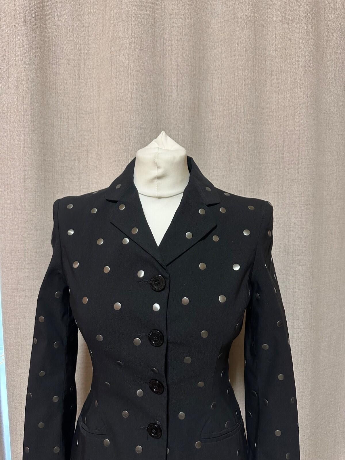 Moschino Vintage MOSCHINO Metal 'Domes' Jacket Sz IT 40 Size M / US 6-8 / IT 42-44 - 2 Thumbnail