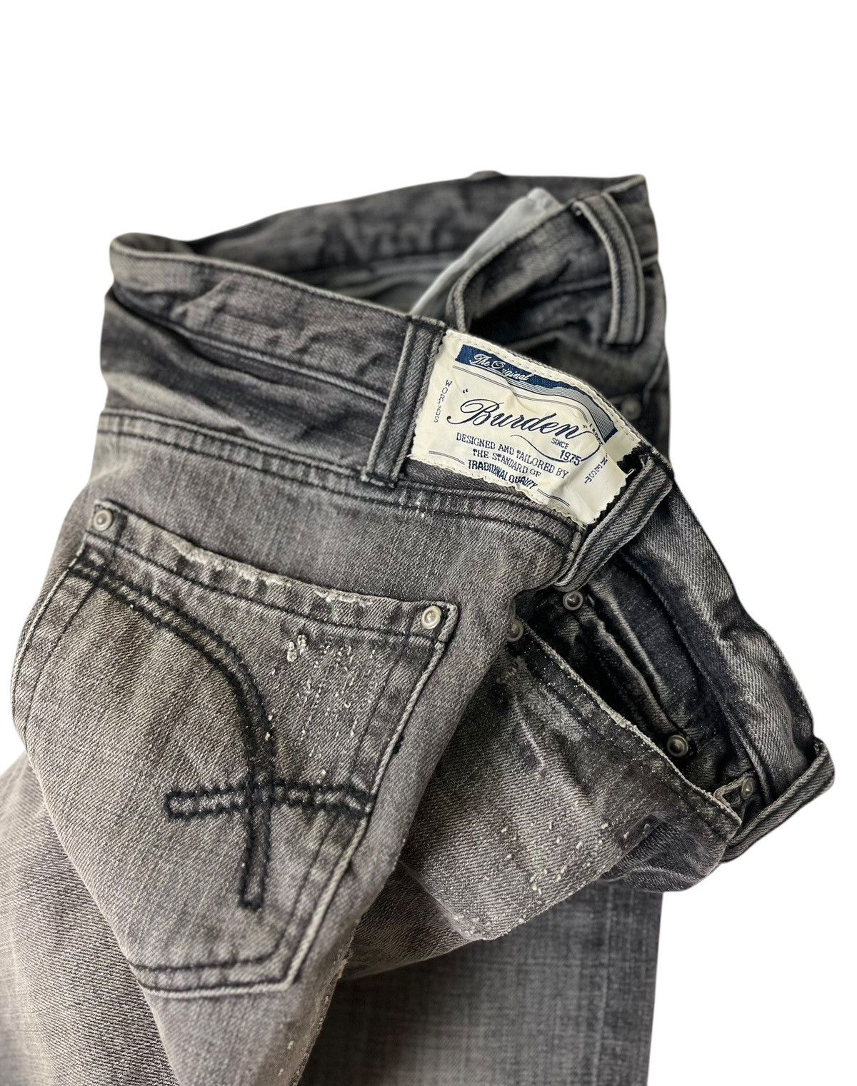 Japanese Brand Japanese Brand Burden Flare Painter Denim Jeans Size US 34 / EU 50 - 12 Thumbnail