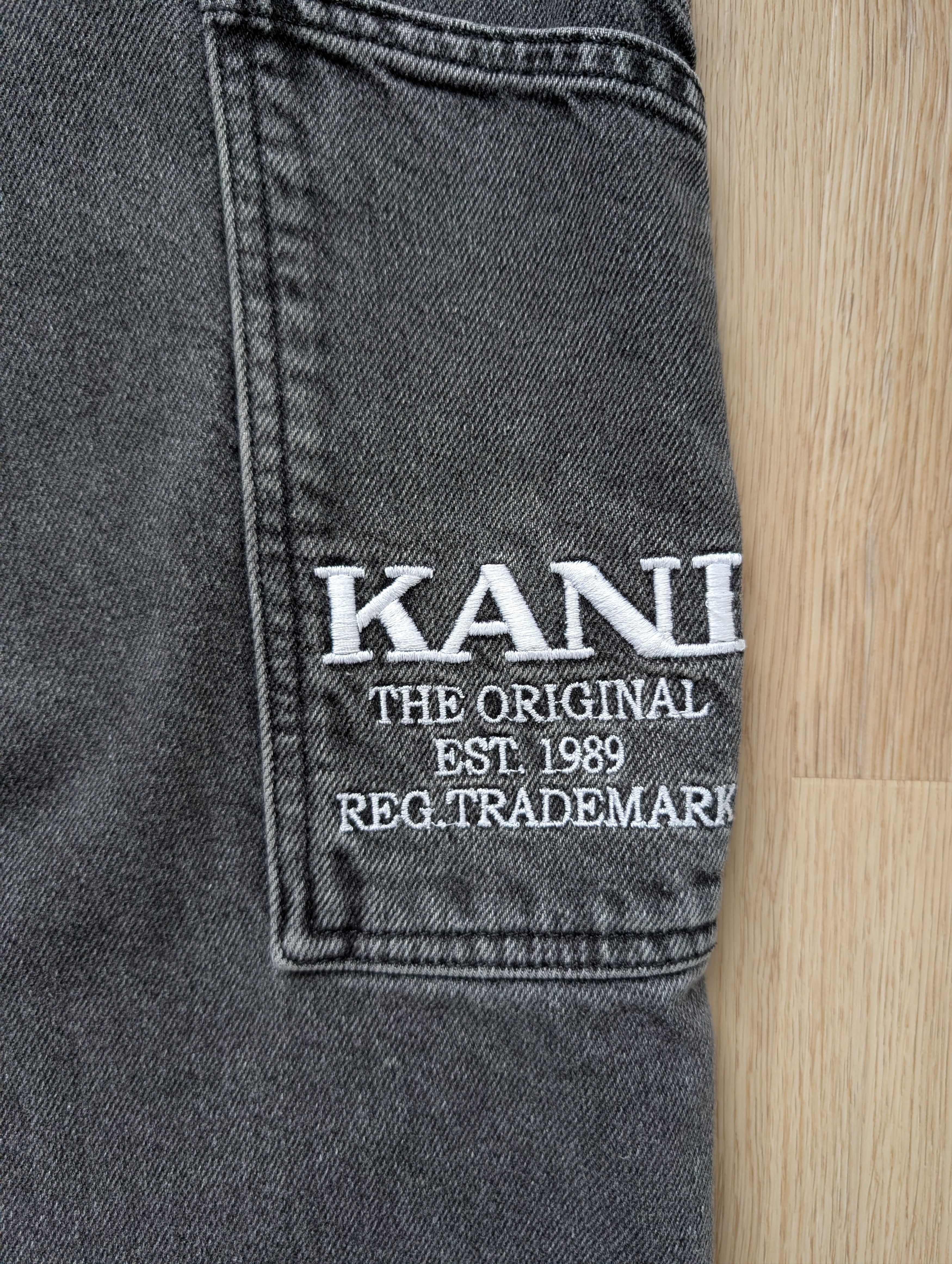 Karl Kani Karl Kani Gray Single Knee Jeans Hip Hop Pants Size L 34x32 Size US 34 / EU 50 - 11 Thumbnail