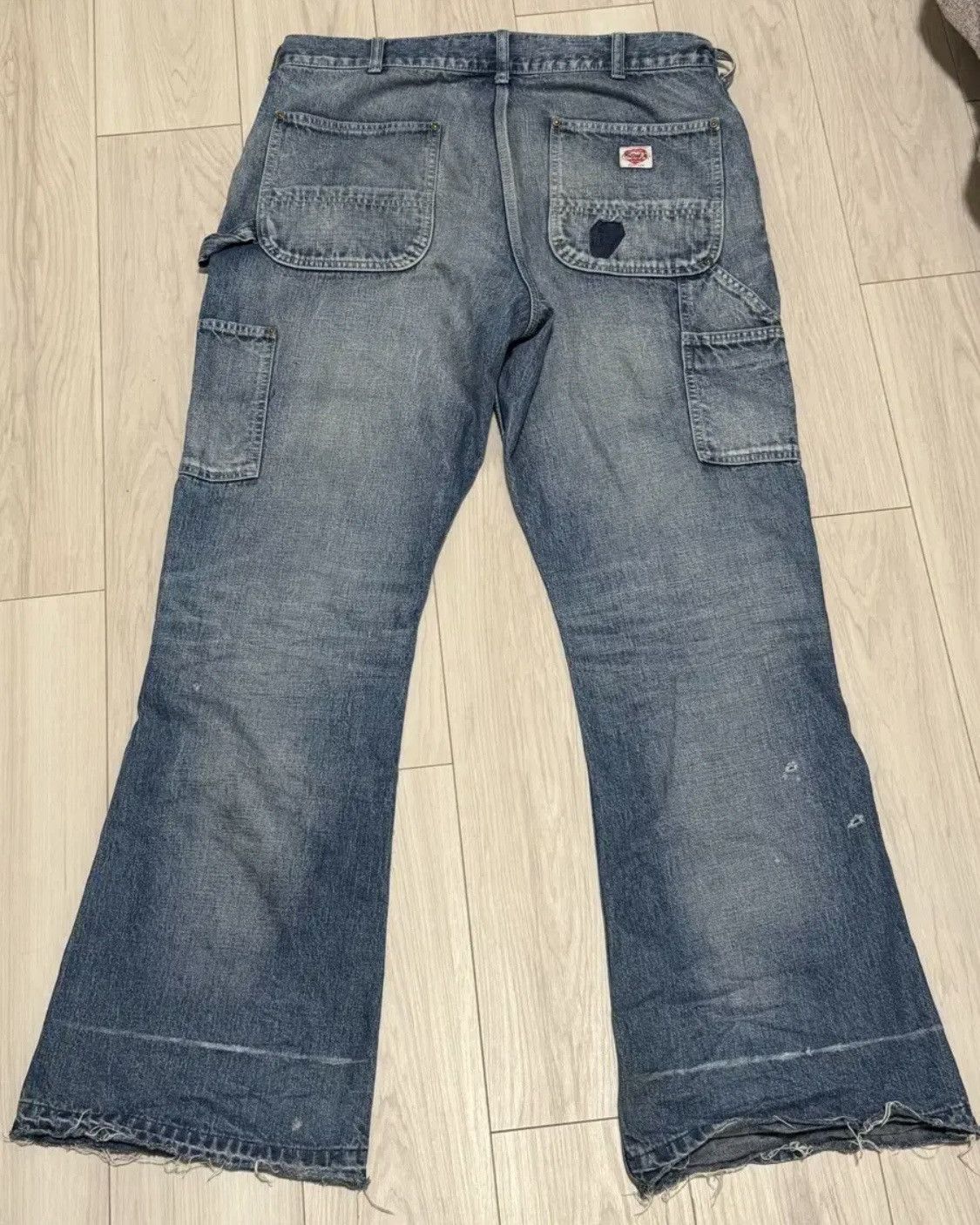 Saint Michael Saint Michael Double Knee Flare Denim Jeans Size US 34 / EU 50 - 4 Thumbnail
