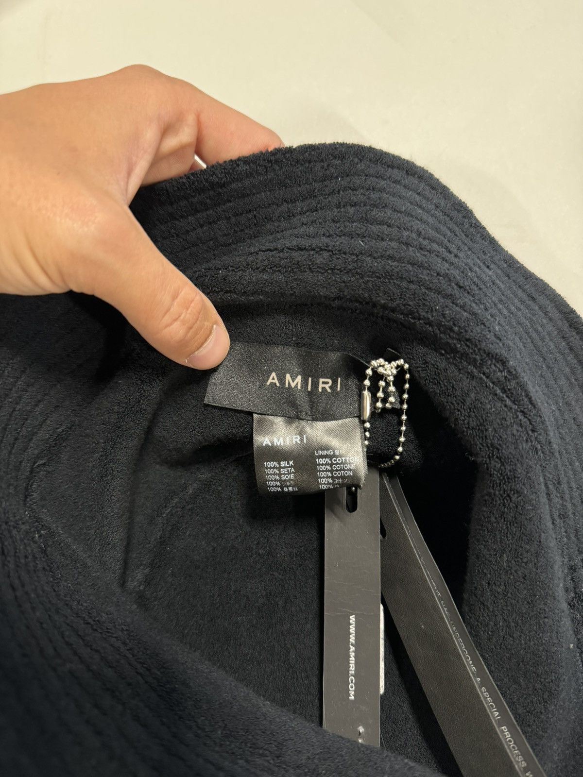 Amiri Amiri MA Reversible Bucket Hat 600$ NEW Size ONE SIZE - 6 Thumbnail