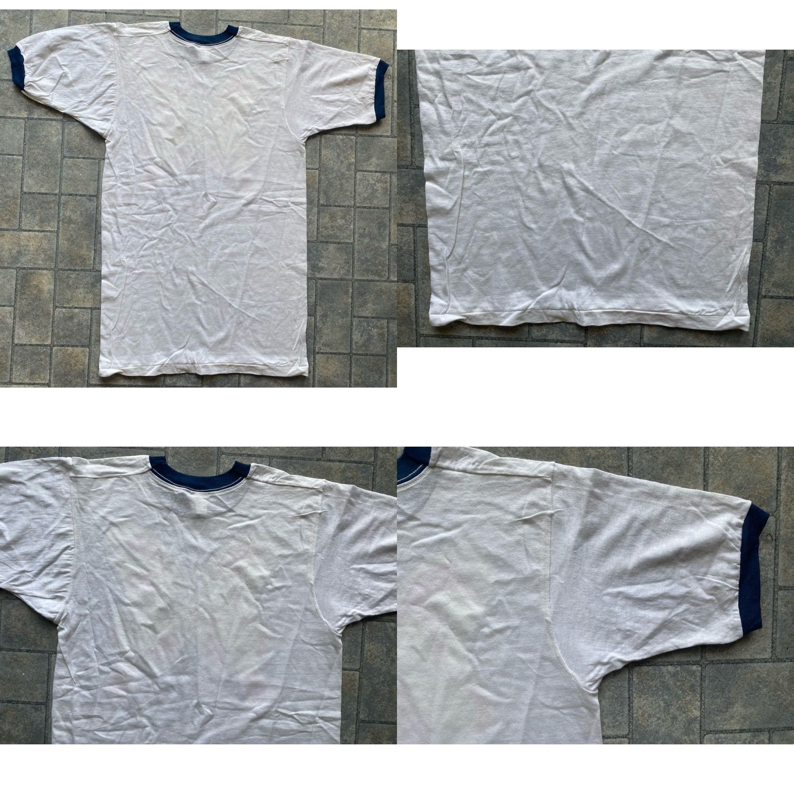 Vintage VINTAGE RARE Single Stitch T Shirt Butterfly Men M White 70s 80s 90s Peter Max John Alcorn 7up Mens Size US M / EU 48-50 / 2 - 10 Thumbnail