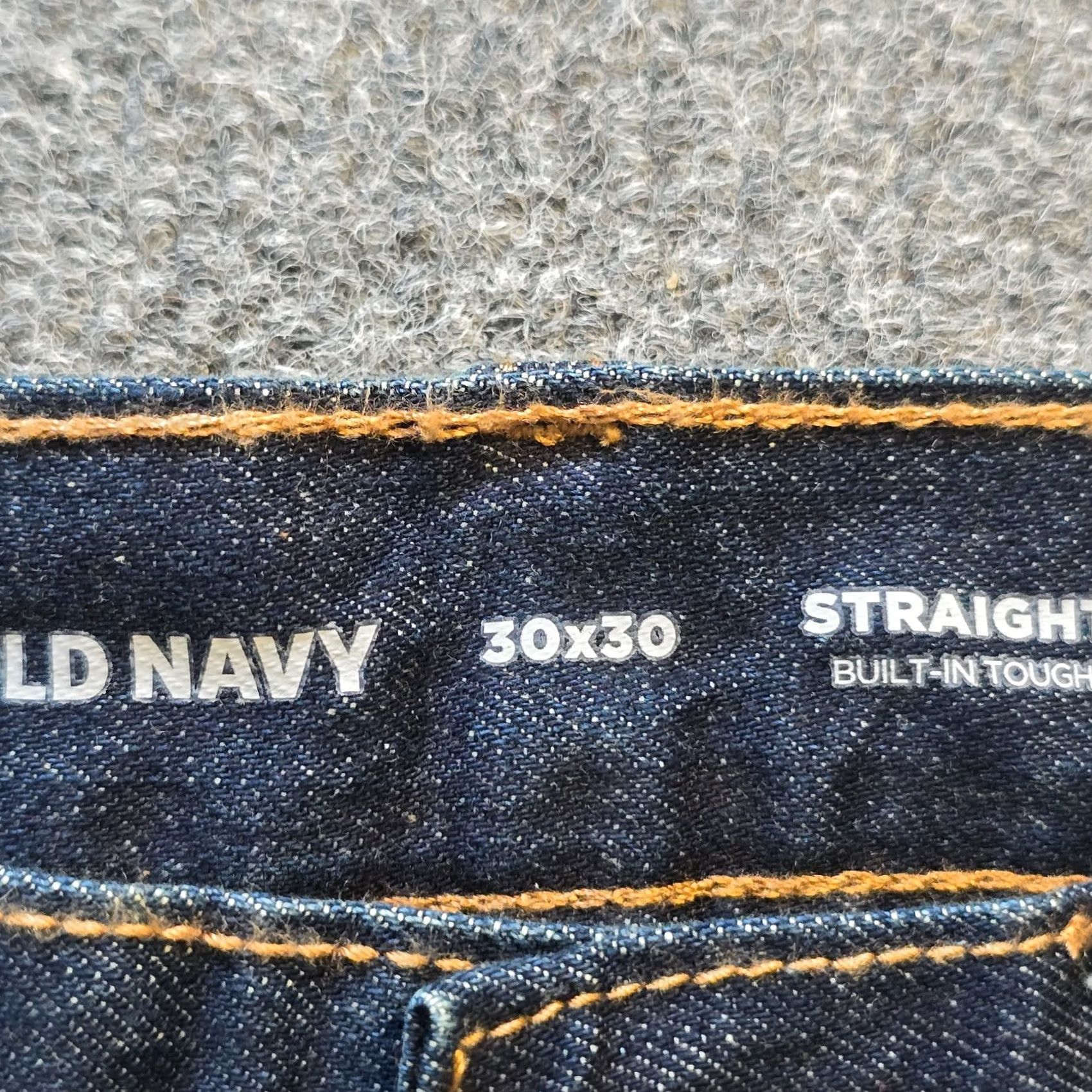 Old Navy Old Navy Jeans Mens 30x30 Blue Straight Leg Dark Wash Mid Rise Capsule Casual Jeans Regular Men XS? Size US 30 / EU 46 - 5 Thumbnail