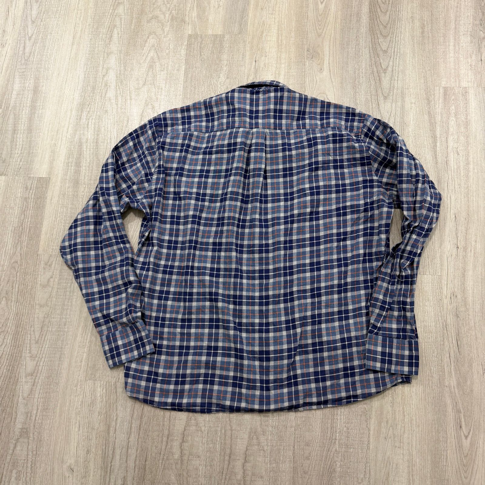Johnston & Murphy Johnston & Murphy Button Down Shirt Men's Extra Large Blue Size US XL / EU 56 / 4 - 7 Thumbnail