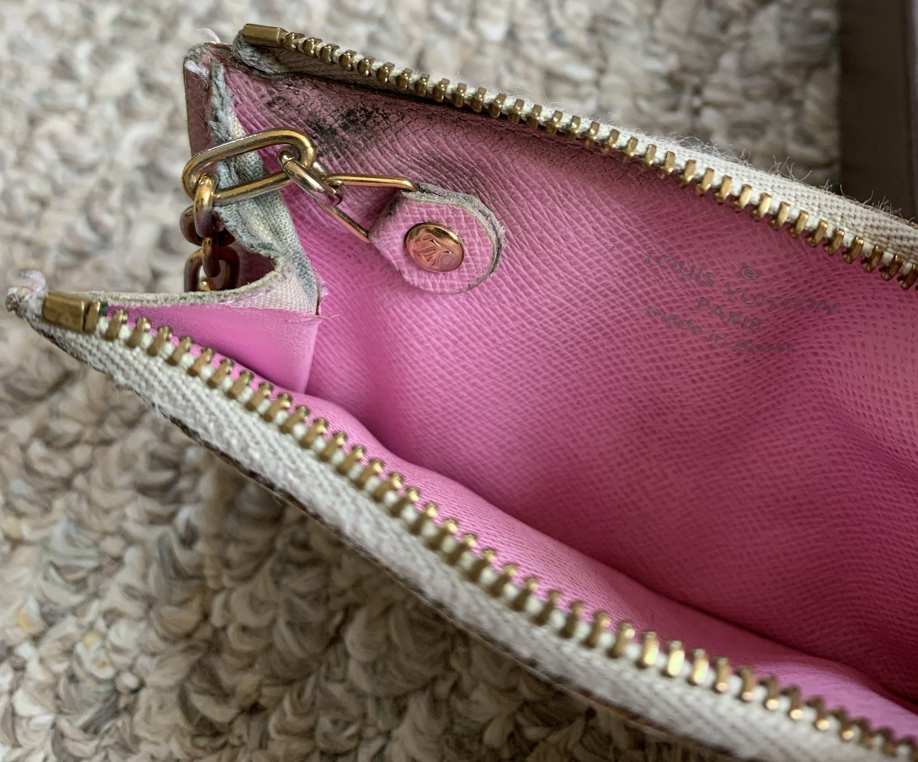 Louis Vuitton × Takashi Murakami S/S 2003 Louis Vuitton x Murakami Monogram Zip Pouch Wallet Size ONE SIZE - 6 Thumbnail