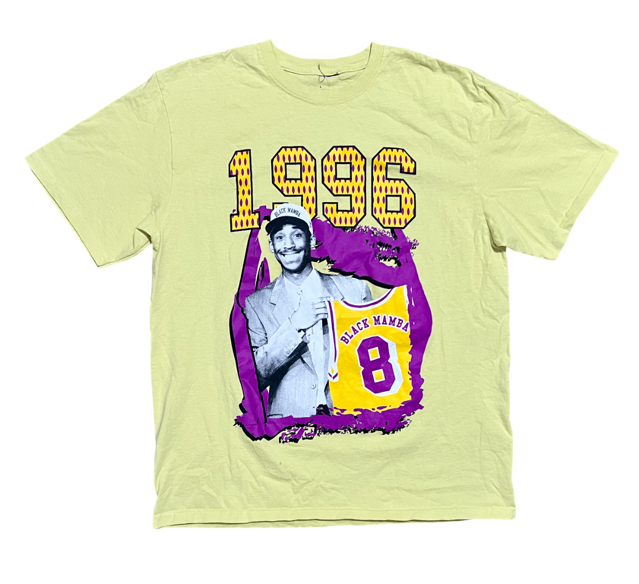 Other Kobe Bryant #8 Draft Day 1996 Black Mamba Vintage T-Shirt Size US L / EU 52-54 / 3 - 1 Thumbnail