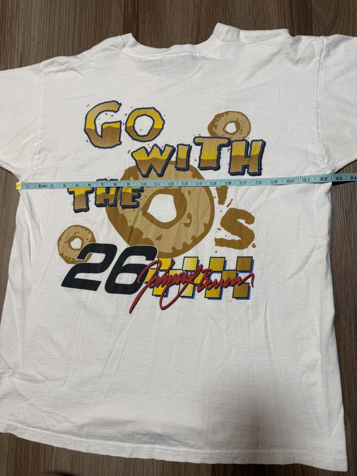 NASCAR Johnny Benson Cheerios Racing Nascar Tee Mens XL AOP Vintage Size US XL / EU 56 / 4 - 8 Thumbnail