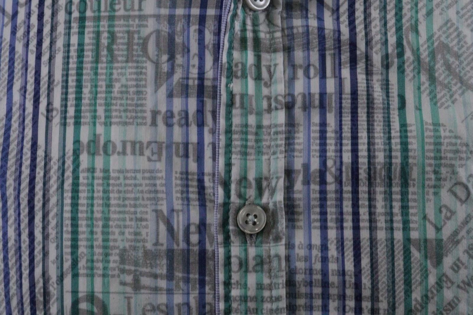 Desigual Desigual Barcelona Multicolor Striped Down Shirt Size L Size US L / EU 52-54 / 3 - 4 Thumbnail