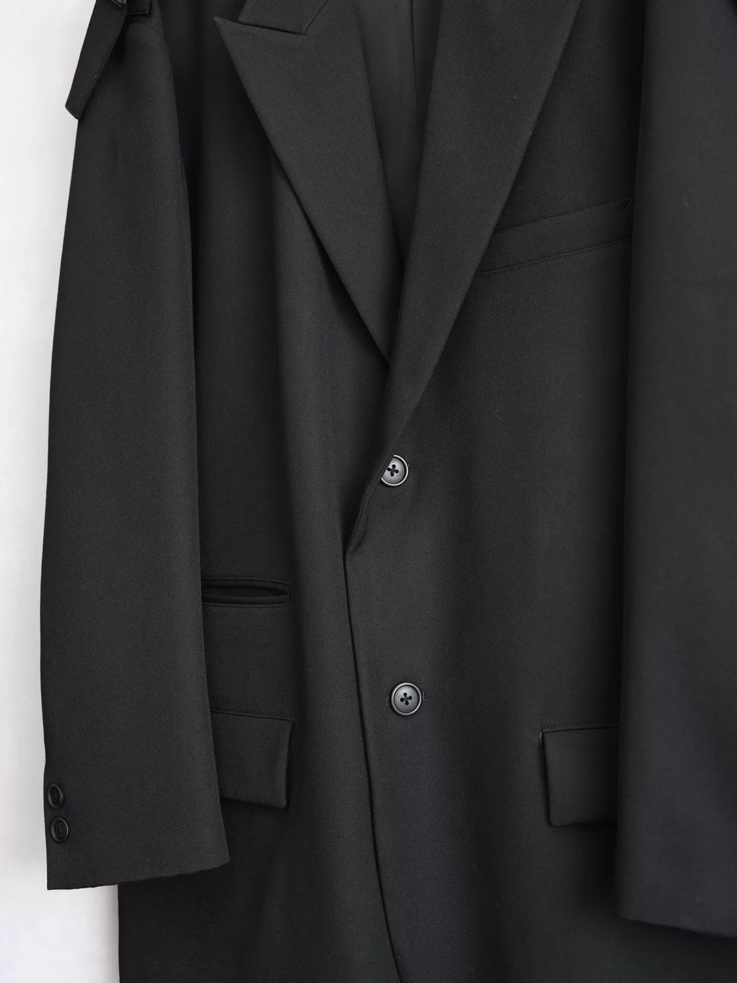 Yohji Yamamoto Yohji Yamamoto 24AW Shoulder Strap Buckle Jacket Size US L / EU 52-54 / 3 - 5 Thumbnail
