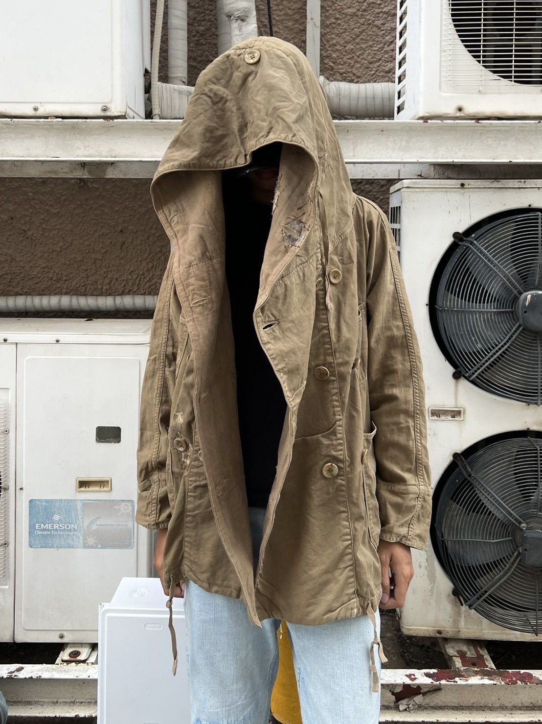 Kapital Kountry Rare* Vintage Kapital Sashiko Ringcoat by Kiro Hirata Size US XL / EU 56 / 4 - 11 Thumbnail