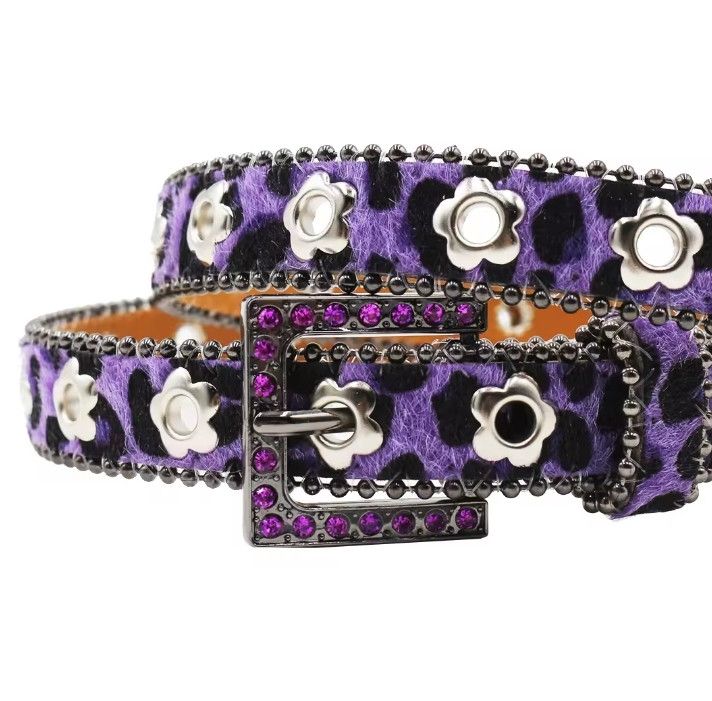 Vintage The beads and the rivet purple lux belts Size ONE SIZE - 1 Preview