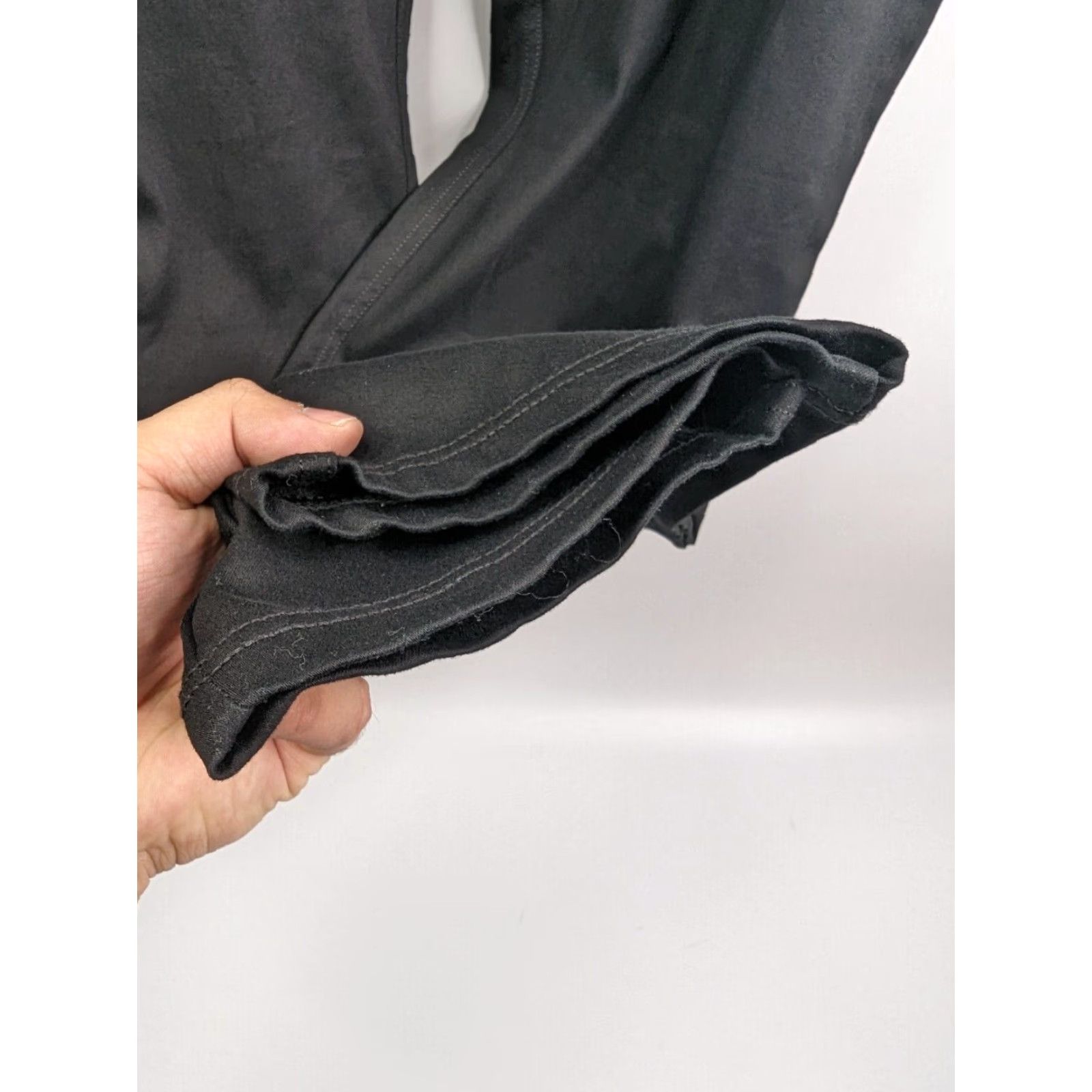 Vintage HUE Classic Smoothing Denim Leggings Black Size XXXL NWT Cotton Size 40" / US 18 - 4 Thumbnail