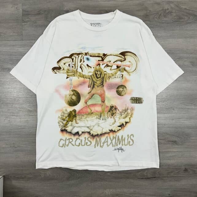Travis Scott Travis Scott Concert Circus Maximums Tee Size US XL / EU 56 / 4 - 1 Thumbnail