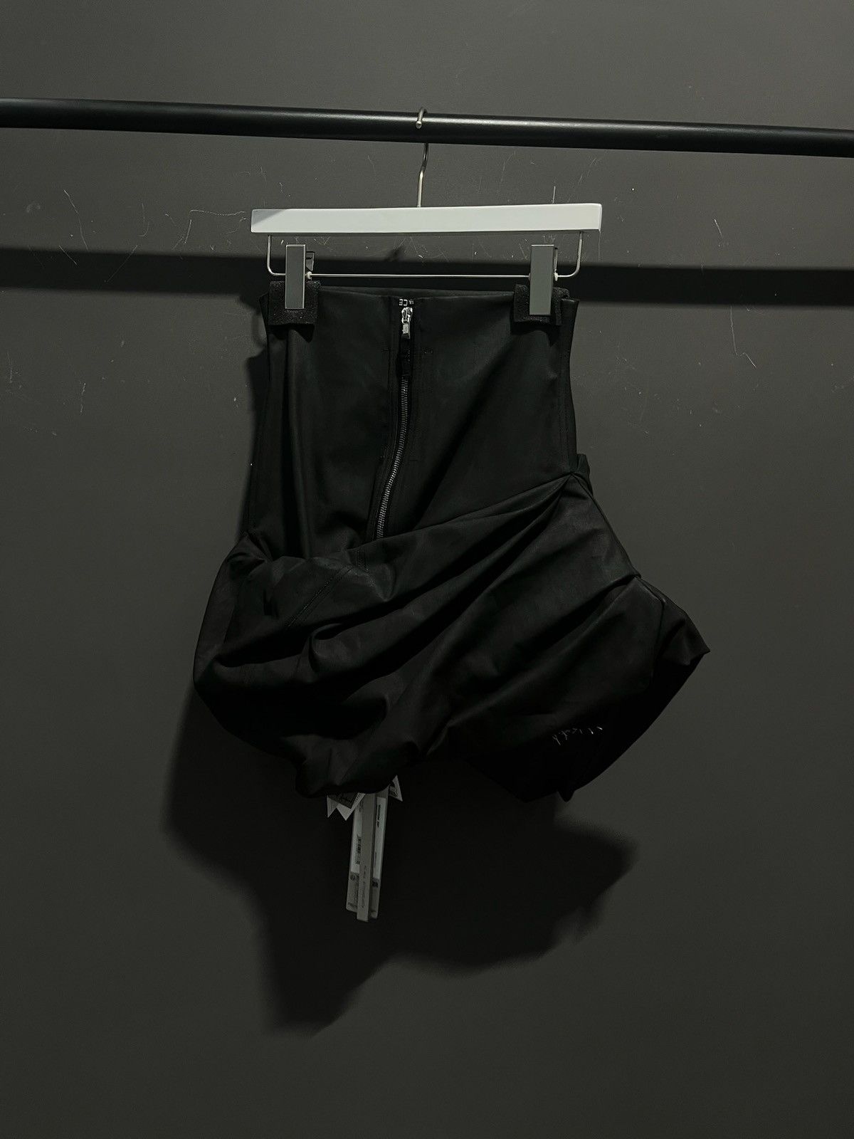 【関税＆送料込み】Rick Owens Draped Mini Skirt Rick Owens Draped Cotton Mini Skirt | Black | FARFETCH BH