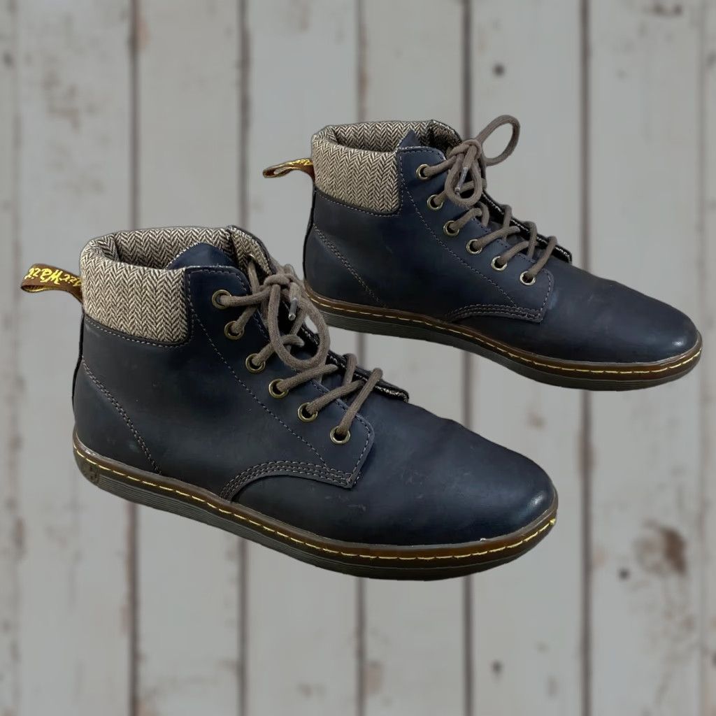 Dr. Martens Dr Doc Martens Maelly Brown Leather Ankle Combat Boots Womens 8 Lace Up Shoe Size US 6 / IT 36 - 1 Thumbnail