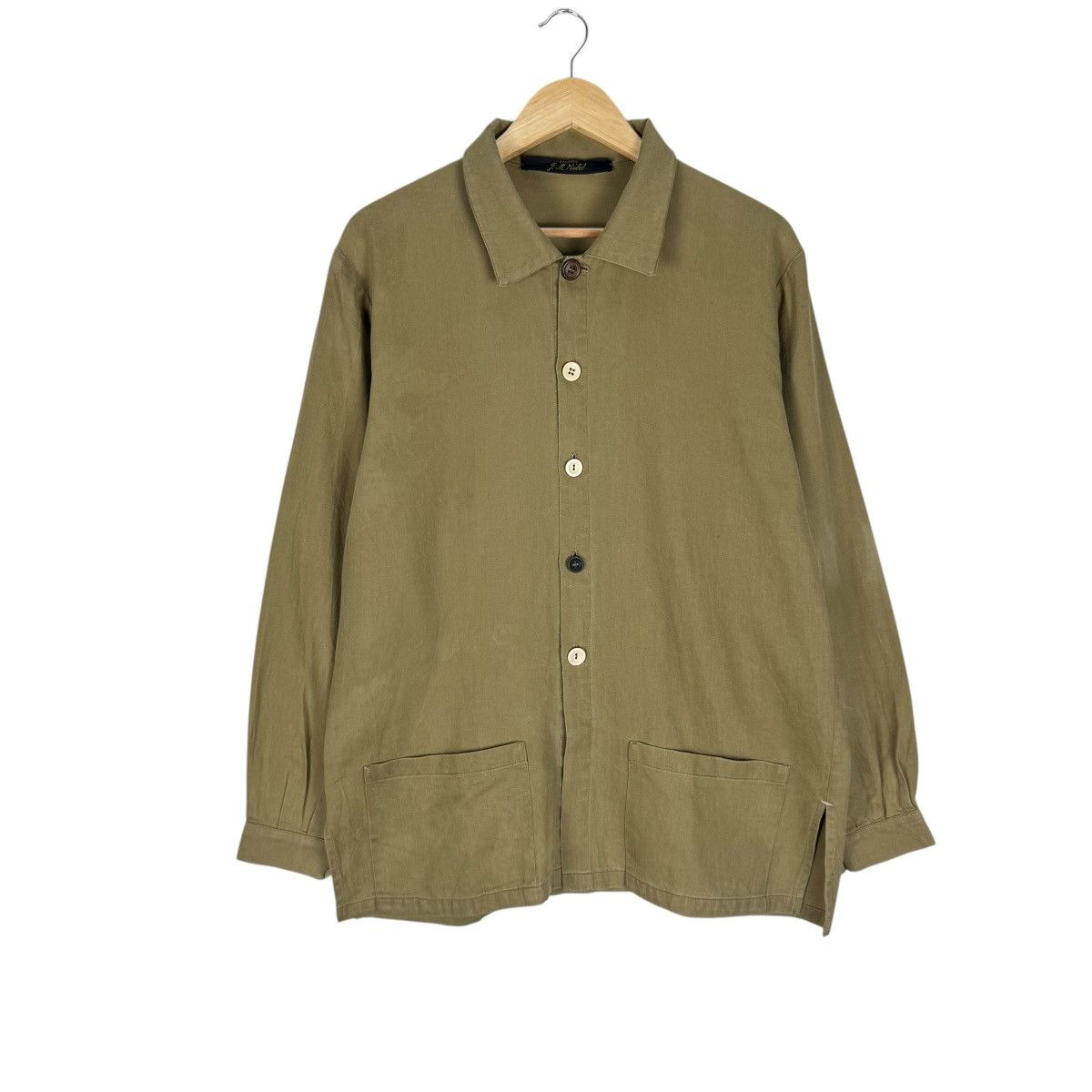 Archivio J.M. Ribot 🔥ARCHIVIO J M RIBOT ANTIQUE BUTTON SHIRT JACKET Size US S / EU 44-46 / 1 - 2 Thumbnail
