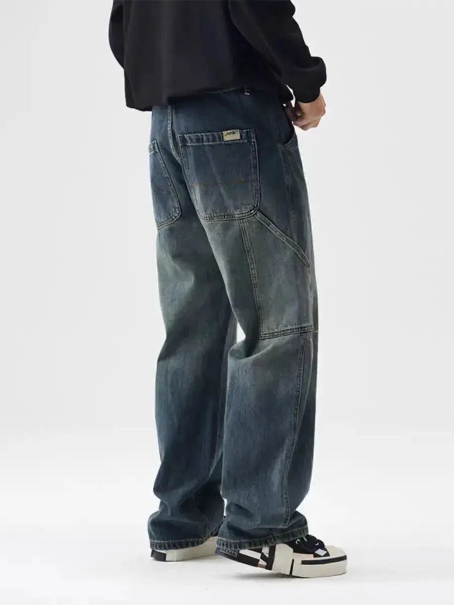 Japanese Brand Vintage Loose High Street Straight Leg Jeans Size US 30 / EU 46 - 3 Thumbnail