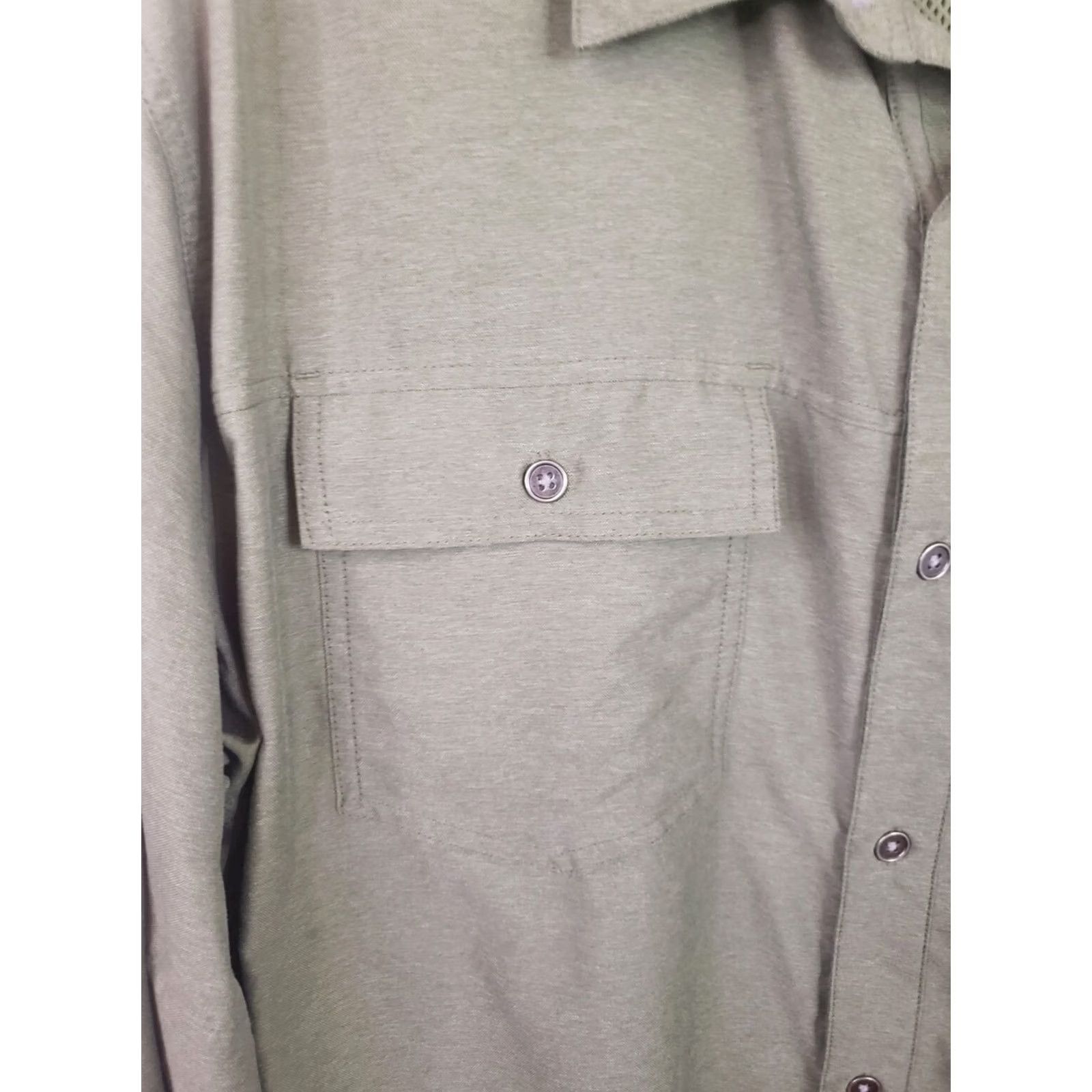 Vintage Columbia PFG OMNISHADE Men's 2XL Green Long Sleeve Vented Fishing Shirt Size US XXL / EU 58 / 5 - 5 Thumbnail