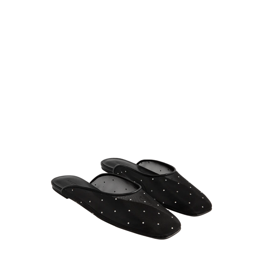 Magda Butrym o1h1sh11225 Mesh Flat Mule in Black Size US 9 / IT 39 - 3 Thumbnail