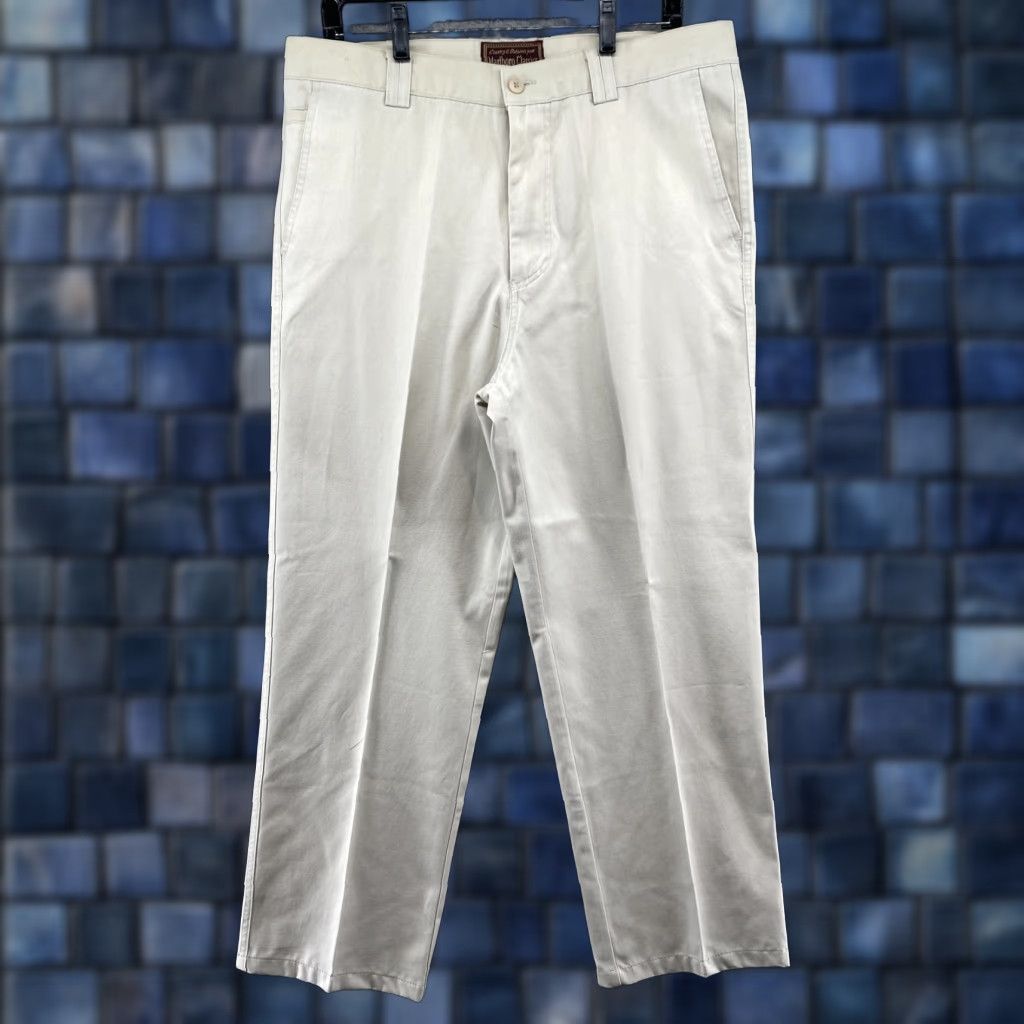 Marlboro Marlboro Classics Pasadena 301 Comfort Trousers Mens 35 Beige Cotton Moleskin Straight 90s Mens Size US 35 - 1 Thumbnail