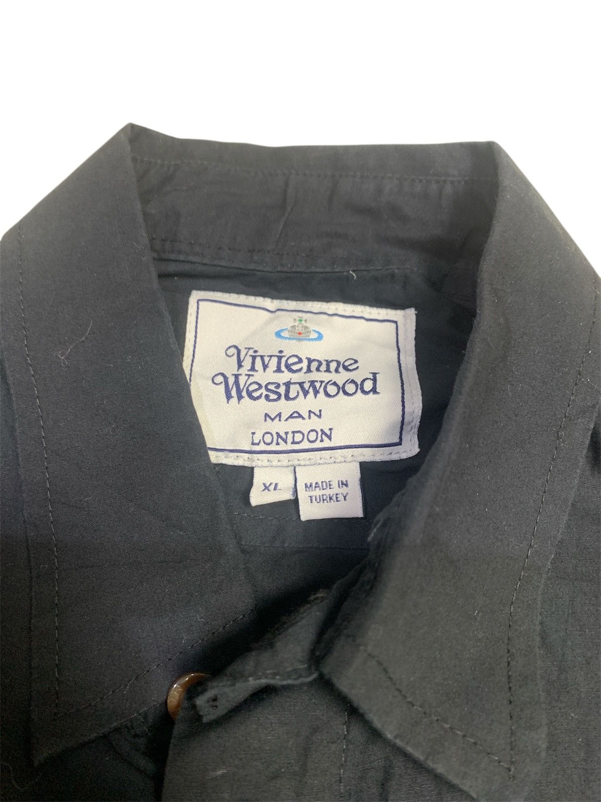 Vivienne Westwood Vivienne Westwood Man Black Short Shirt Size US L / EU 52-54 / 3 - 3 Thumbnail