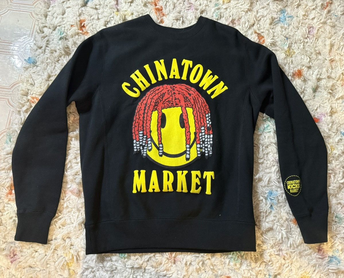Market Lil Yachty x Market x Kicks Crew Neck - BLACK Size US S / EU 44-46 / 1 - 1 Thumbnail