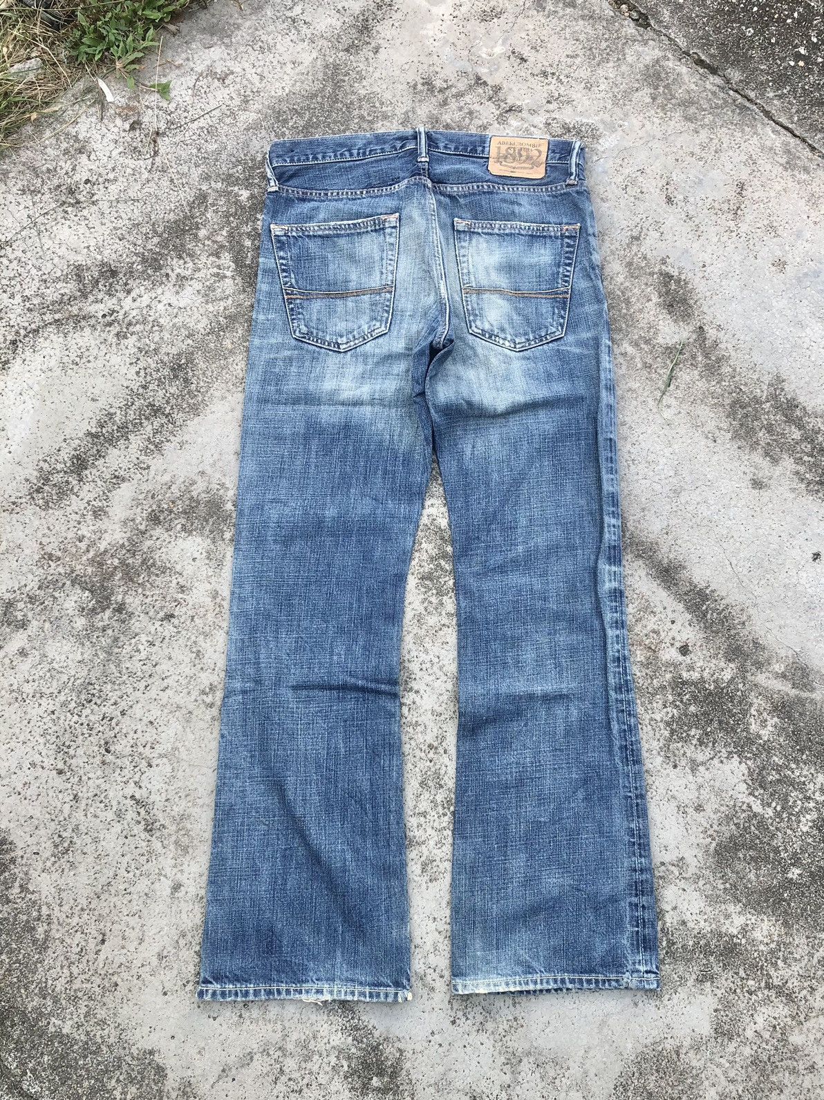 Abercrombie & Fitch FLARED⚡️⚡️A&F BAXTER DISTRESSED DENIM Size US 32 / EU 48 - 8 Thumbnail