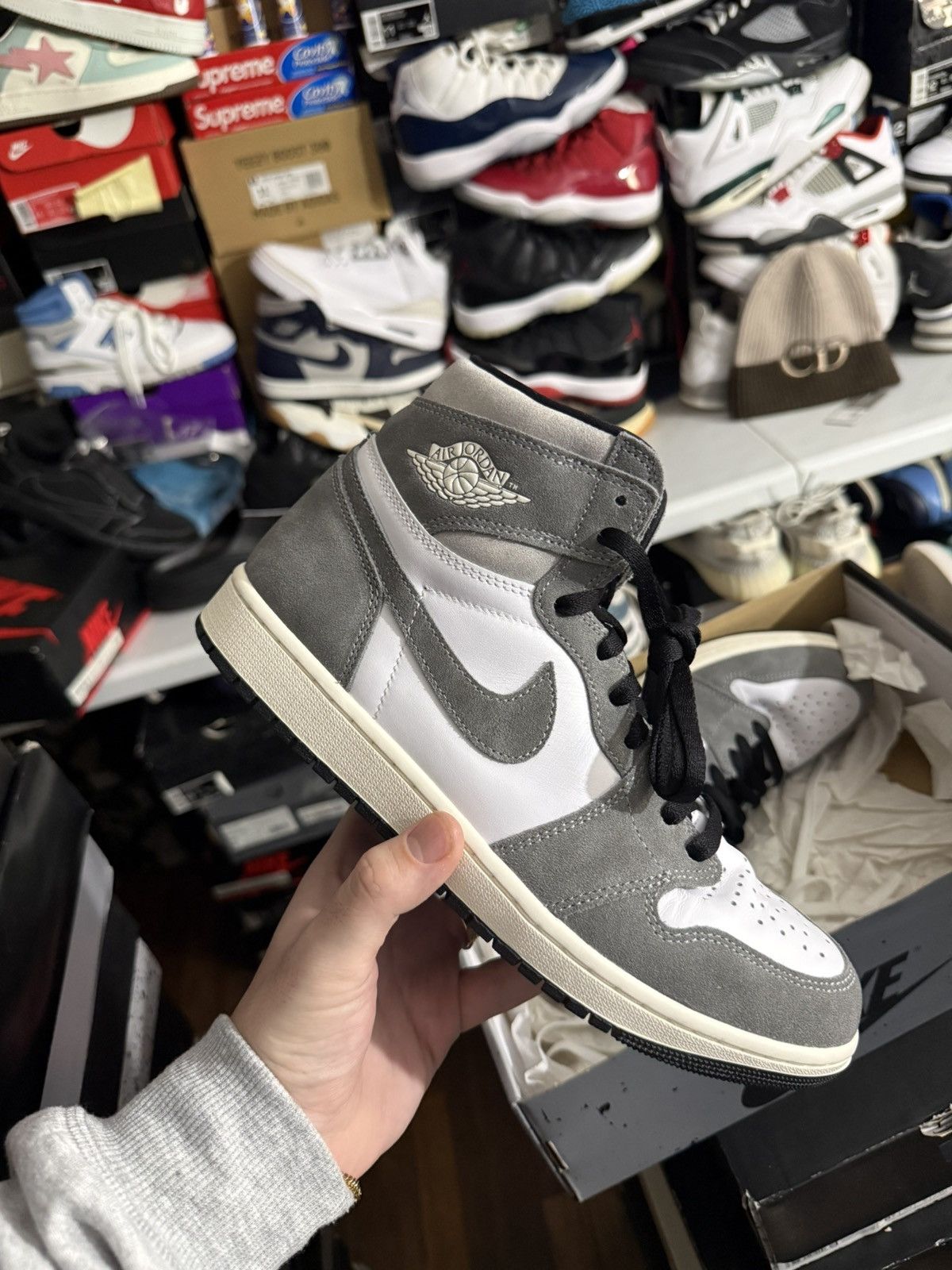 Jordan Brand Jordan retro 1 washed black sz 10 Size US 10 / EU 43 - 1 Thumbnail