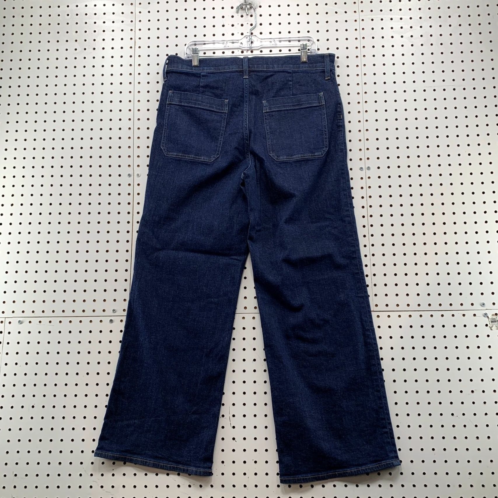 J.Crew J.CREW Sailor Denim Jeans Womens 31 Blue Slim Wide Leg Premium Edition 35x30 Size 24" / US 00 / IT 34 - 7 Thumbnail