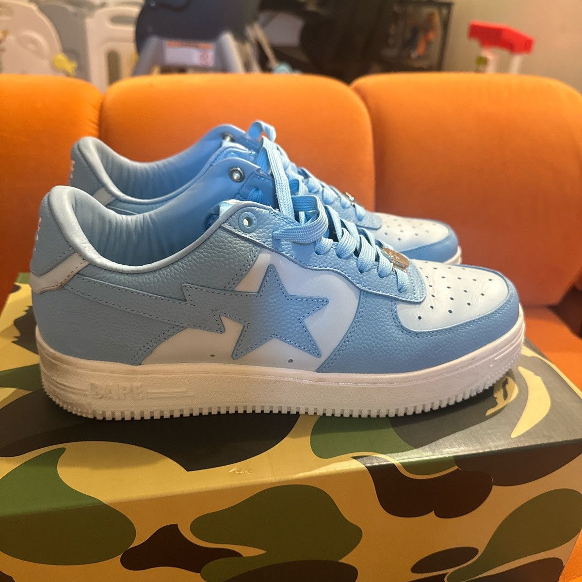 Bape bapesta sneakers Size US 9 / EU 42 - 3 Thumbnail
