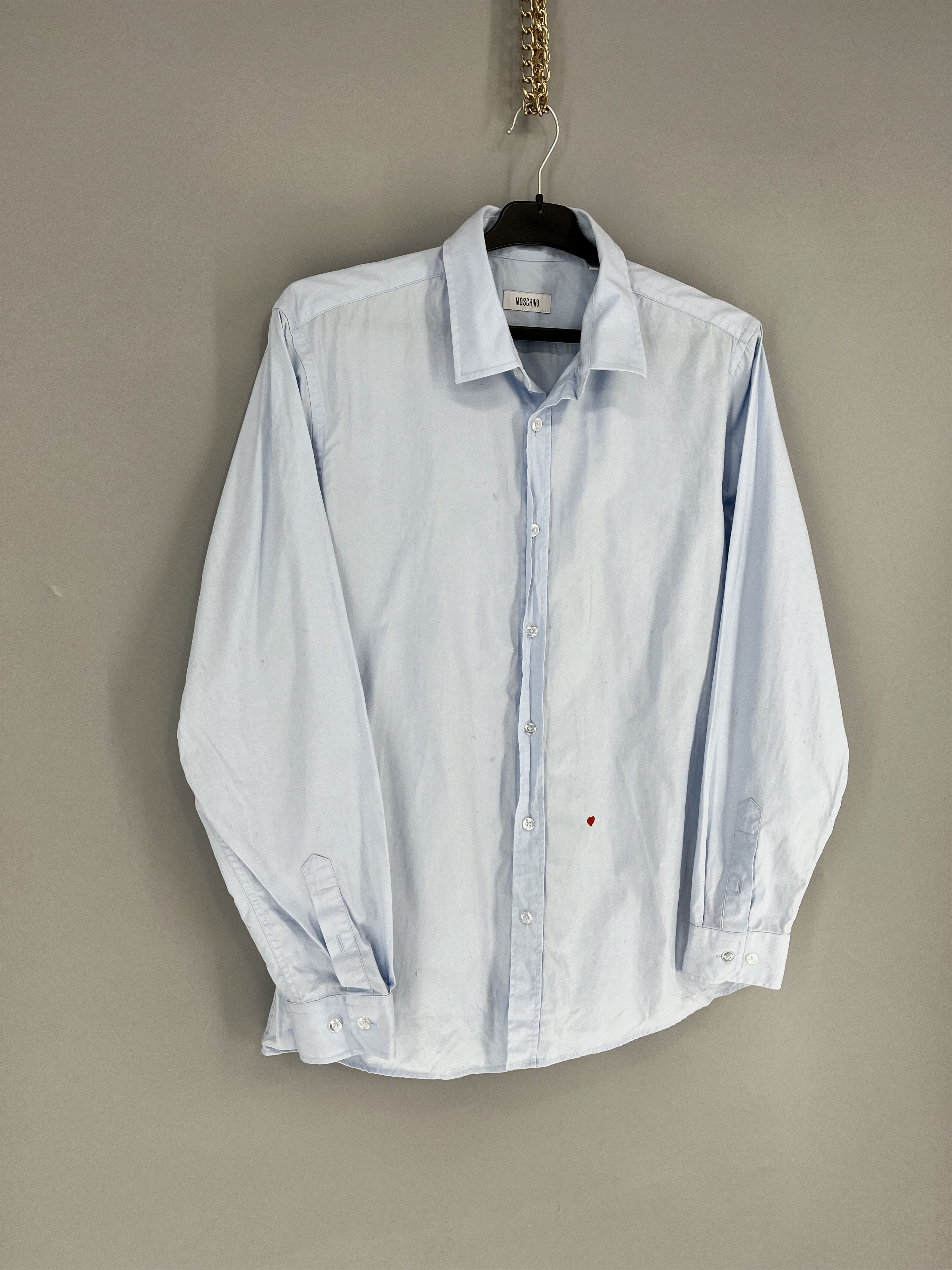 Moschino Moschino Shirt Button Ups Vintage Luxury Size US L / EU 52-54 / 3 - 2 Thumbnail