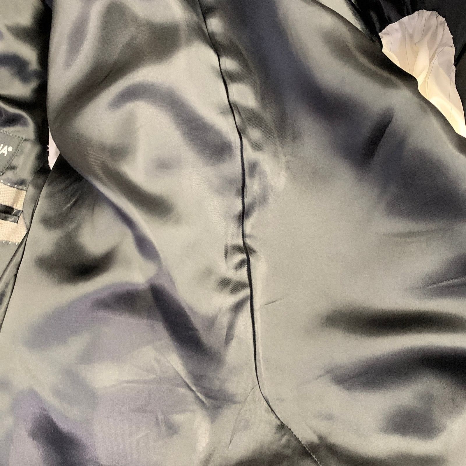 Dolce & Gabbana Size 38 Grey Cotton Silk Peak Lapel Single Button Sport Coat Size 38R - 9 Thumbnail