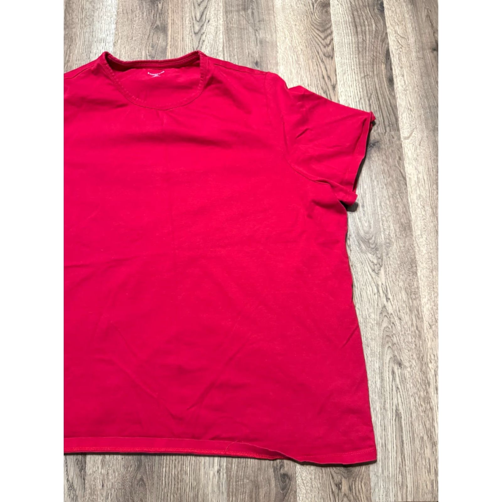 Lands' End Lands' End Shirt Women's Plus Size 2X Red Short Sleeve Shirt Size XXL / US 16-18 / IT 52-54 - 4 Thumbnail