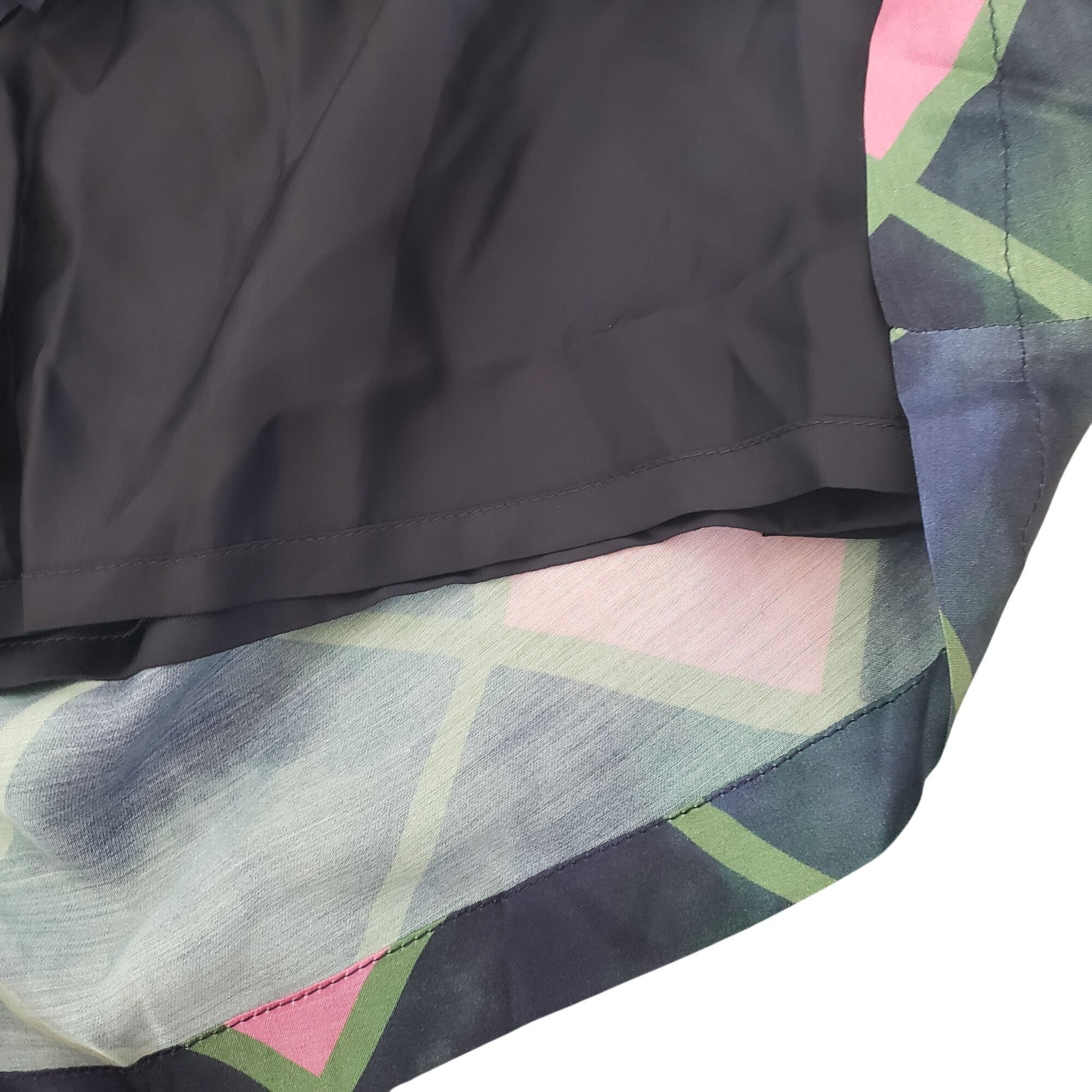 Ahluwalia NEW Ahluwalia Patel Cutout Draped Printed Satin Mini Skirt Size 36" / US 14 / IT 50 - 8 Thumbnail