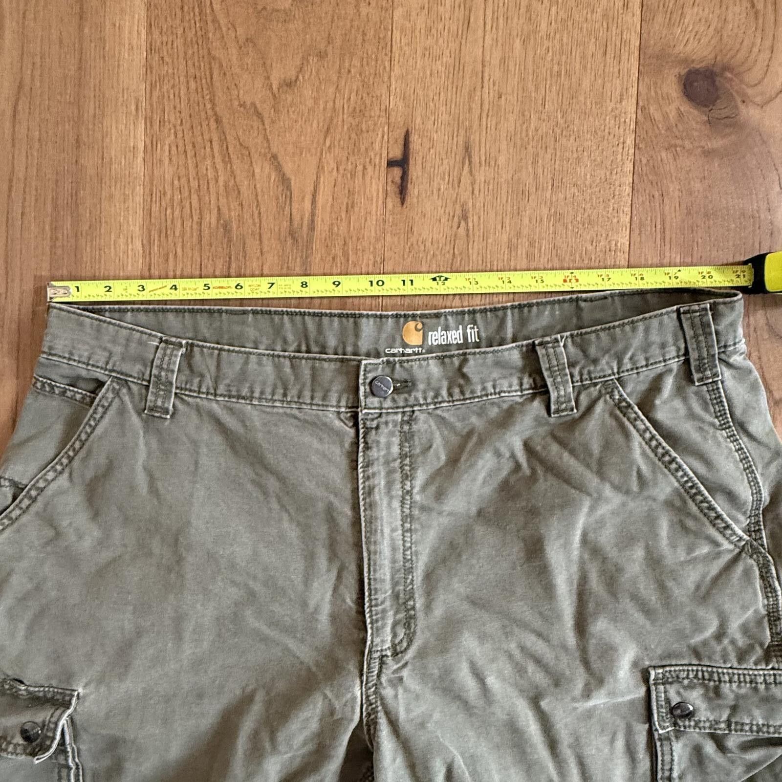 Carhartt VTG Carhartt Olive Green Cargo Pants 38-40 Size US 40 / EU 56 - 3 Thumbnail