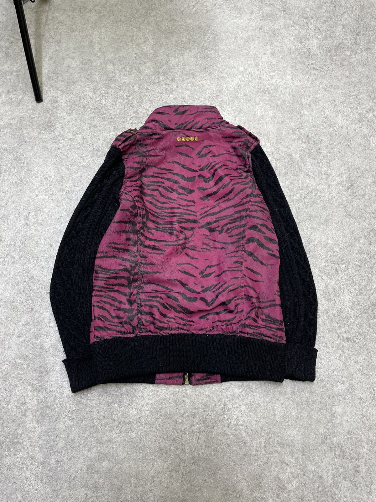 If Six Was Nine × Japanese Brand × Le Grande Bleu (L.G.B.) WCJ Leopard Knit Bomber — 2000s Tokyo Energy Size US M / EU 48-50 / 2 - 15 Thumbnail