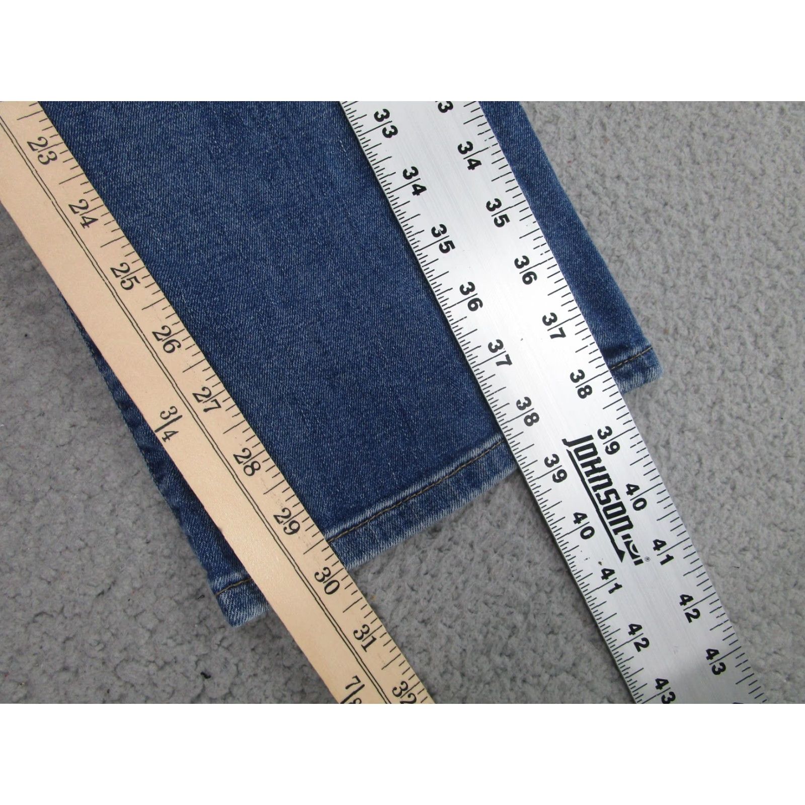 CO Lauren Jeans Co Ralph Lauren Jeans Womens 32x30 Blue Mid Rise Straight Denim Size 24" / US 00 / IT 34 - 7 Thumbnail