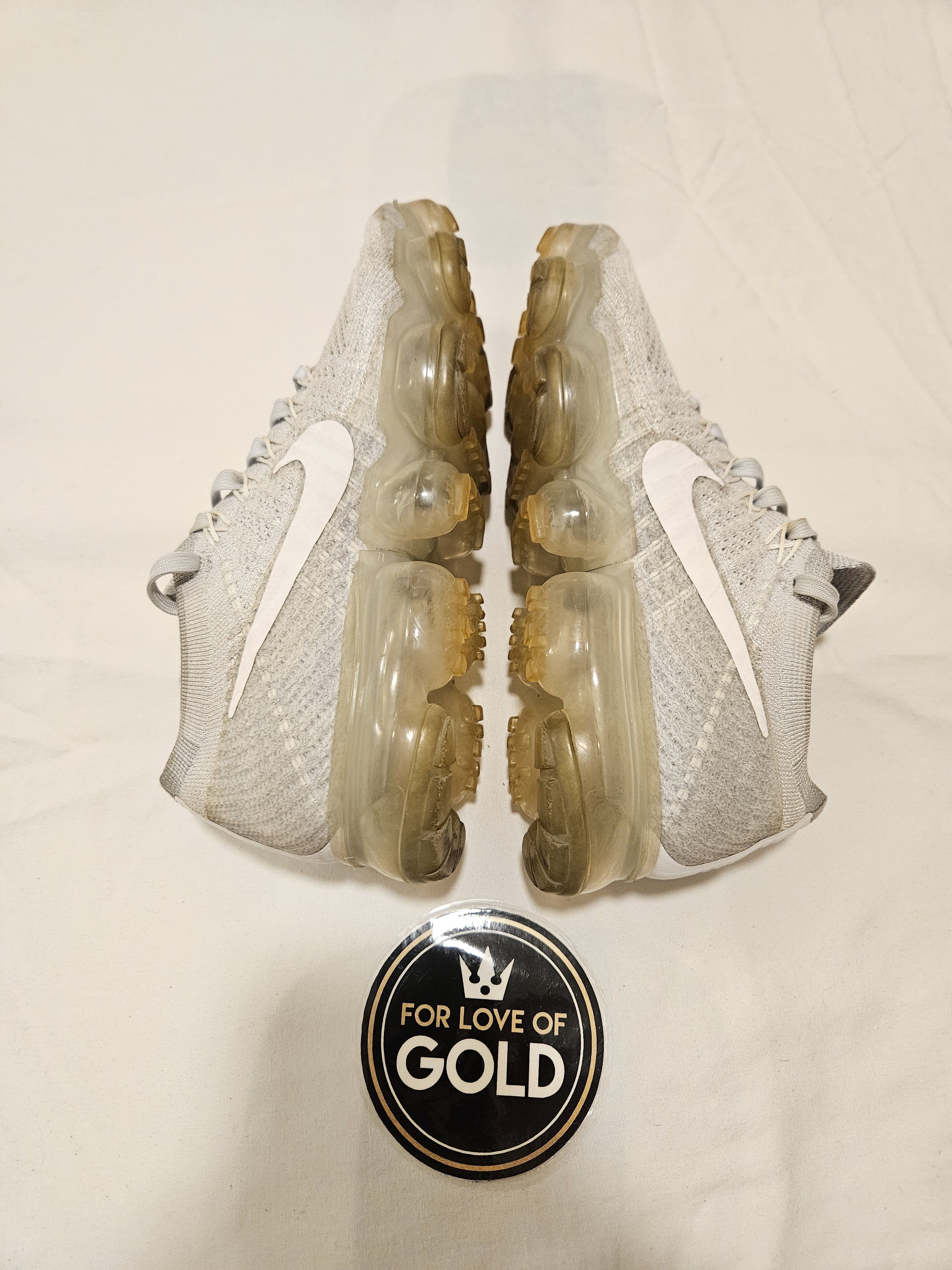 Nike 2017 Nike Air VaporMax Pure Platinum shoes Size US 6 / IT 36 - 4 Thumbnail