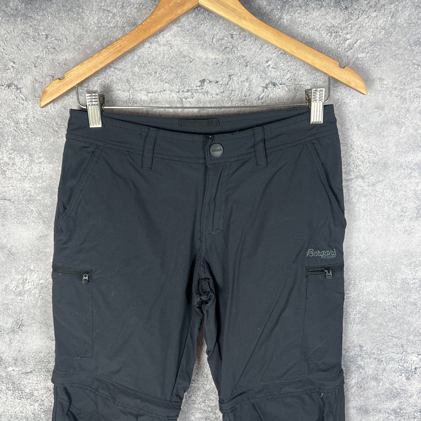 Bergans Bergans 2in1 Pants/Shorts Women's Size XS Black ` Size 28" / US 6 / IT 42 - 2 Thumbnail