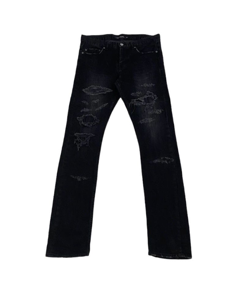 If Six Was Nine × JACKROSE × Japanese Brand Jack Rose Japan Distressed Jeans Numbernine Style Size US 32 / EU 48 - 2 Thumbnail