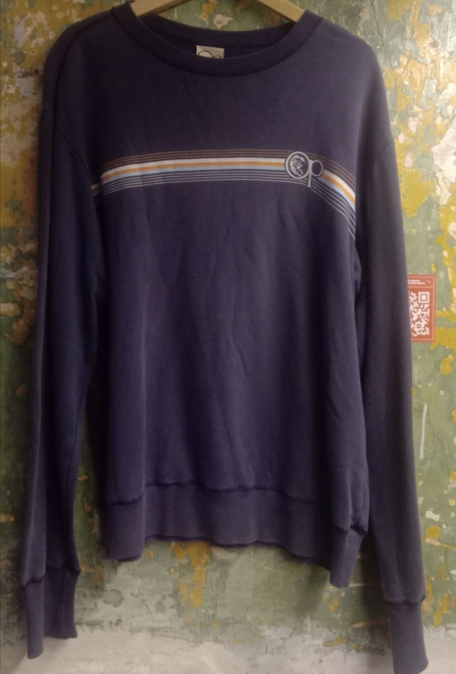 image of Ocean Pacific Sweater in Navy, Men's (Size Large)